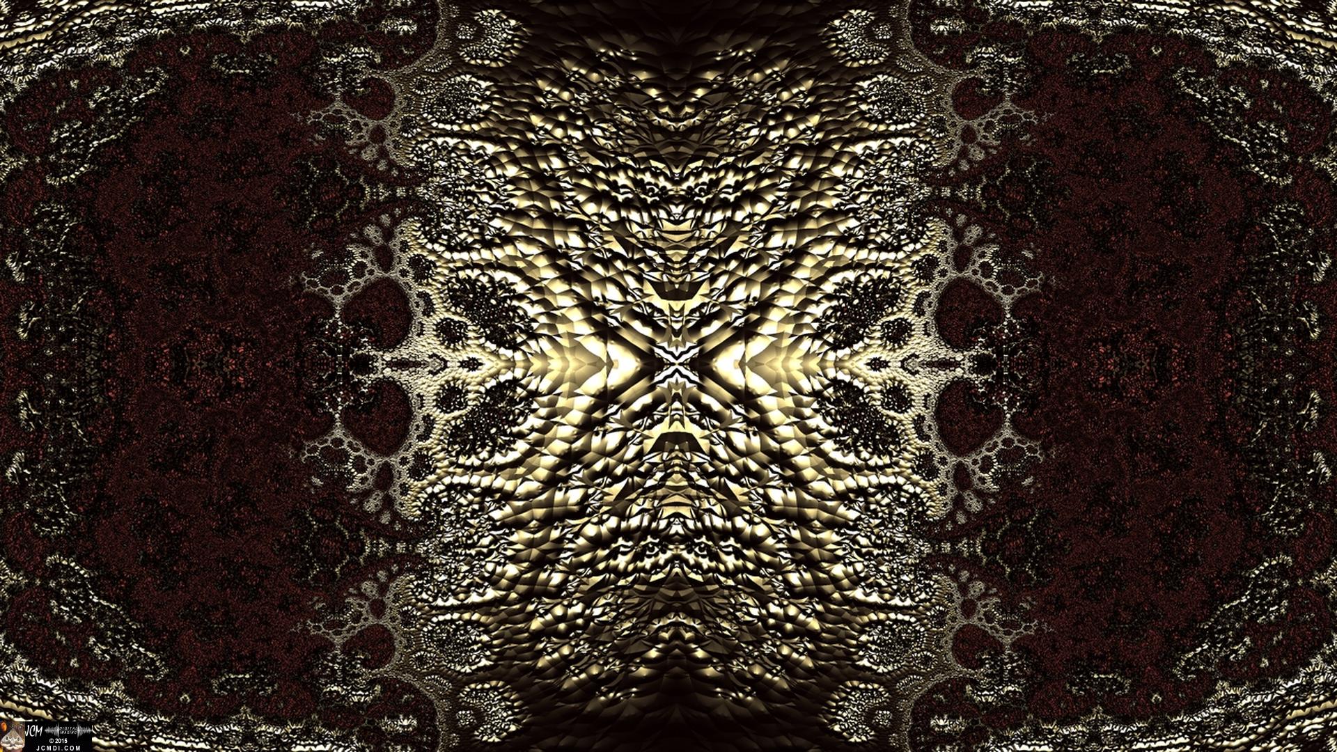 Experimental Fractal Image spirals quadroscopic background wallpaper by jcmdi